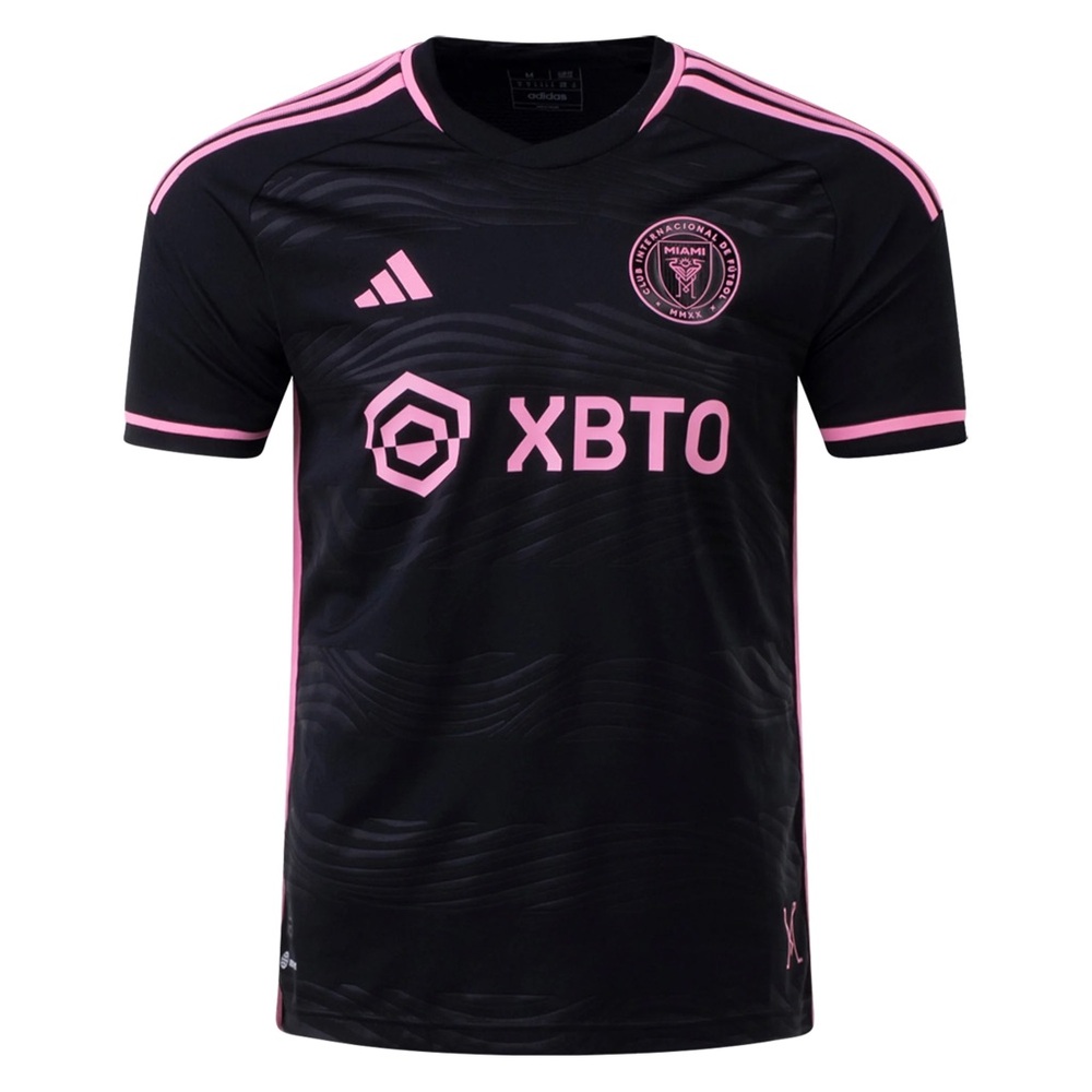 Adidas Kids Black Jersey with Pink Accents